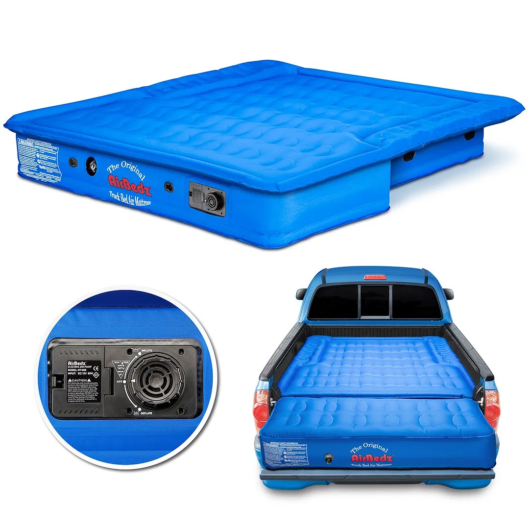 PPI-105 – AIRBEDZ Truck Bed Air Mattress, Full Size 60 Inch Length X 55 Inch Width X 10 Inch Height Inflated Built-In...